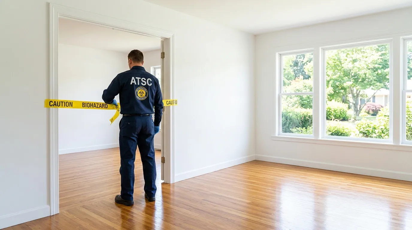 Certified biohazard cleanup crew performing Crime Scene Cleanup in Ashland